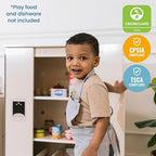 ECR4Kids Wooden Pretend Play Kitchen Refrigerator - Image 7