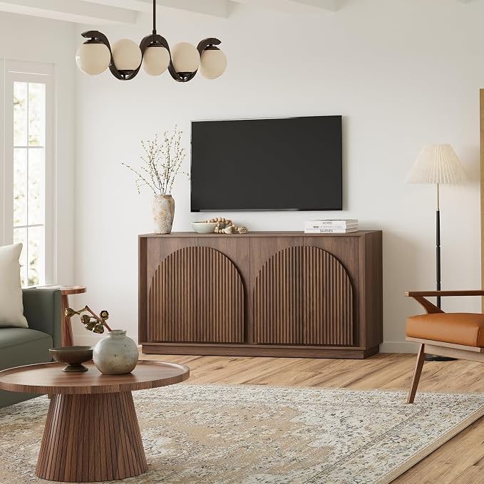 win2win Fluted Sideboard Buffet Cabinet - Image 7