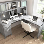 Bush Home 72-Inch L-Shaped Sit to Stand Desk - Image 7