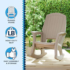 Semco Rockaway Heavy Duty Polyethylene All Weather Outdoor Patio or Deck - Image 5