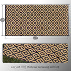 SAND MINE Reversible Mats, Plastic Straw Rug, Modern Area Rug, Large Floor Mat - Image 2