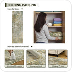2x5 Green Rug Runners for Hallways Kitchen Non Slip Washable Entryway Runner - Image 8