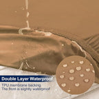 Smiry Waterproof Patio Cushion Covers, Stretch Outdoor Furniture Covers | Couch - Image 2