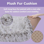 Elevated Wooden Dog Bed with Supportive Cushion & Washable Cover, Sturdy - Image 3