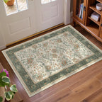 GarveeHome Small Sage Green Entryway Rug, 2x3 Washable Front Door Rug Indoor - Image 3