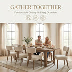 VESCASA Upholstered Farmhouse Dining Chairs - Image 3