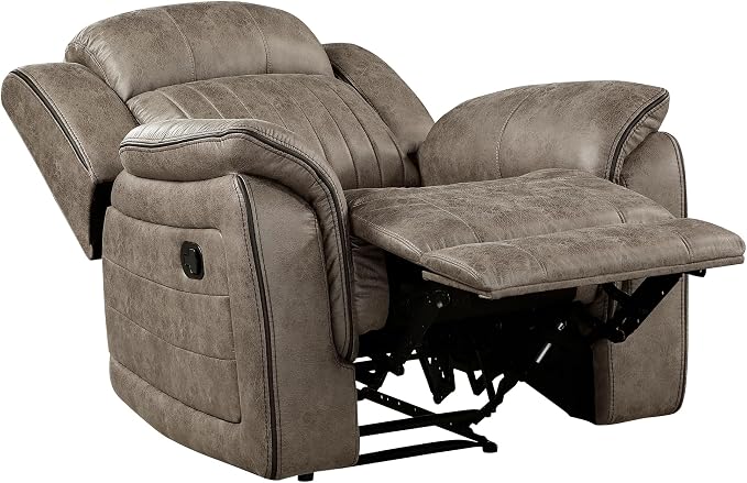 Lexicon Recliner Living Room Set, Home Theater Seating, Manual Polished - Image 7