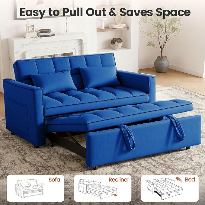 Convertible Sofa Bed, Pull Out Couch - Image 5