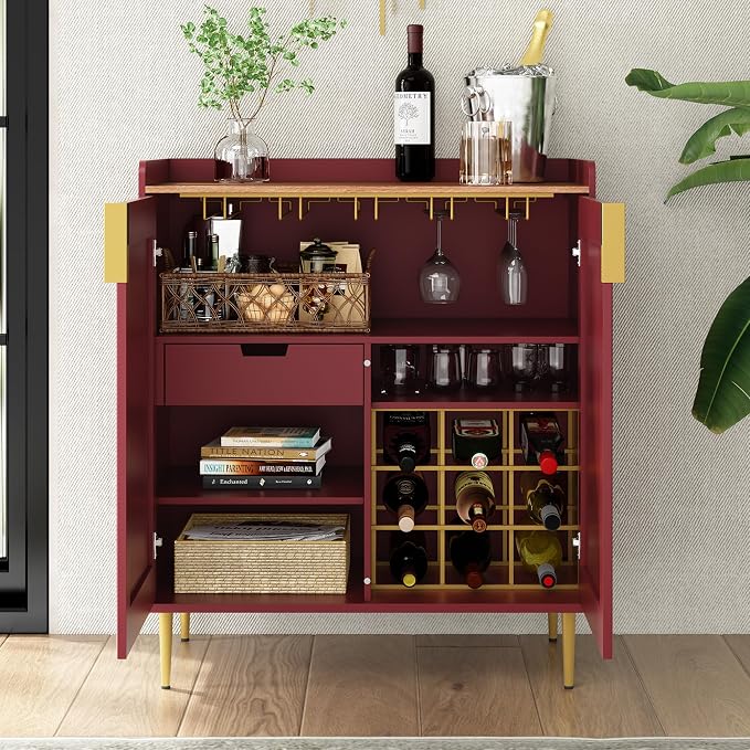 ARTPOWER Coffee Bar Cabinet - Image 3