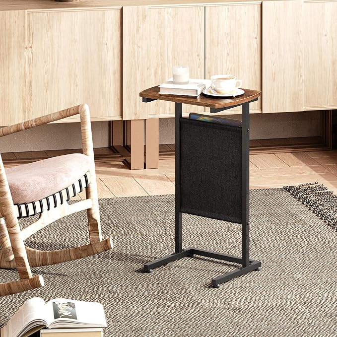 HOOBRO C Shaped End Table, 28.3" Side Table - Image 8