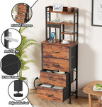 Furnulem Night Stand Set 2, LED Nightstand - Image 5