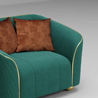 1-Piece Luxury Velvet Sofa Set for Living Room, Elegant Design Couch Set - Image 5