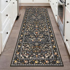 HEBE Hallway Runner Rug 2'x6', Washable Non Slip Kitchen Rug Runner | Soft Boho by HEBE