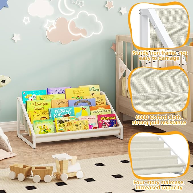 Aokitsink Toddler Bookshelf, Montessori Bookshelf, Bookshelves - Image 5