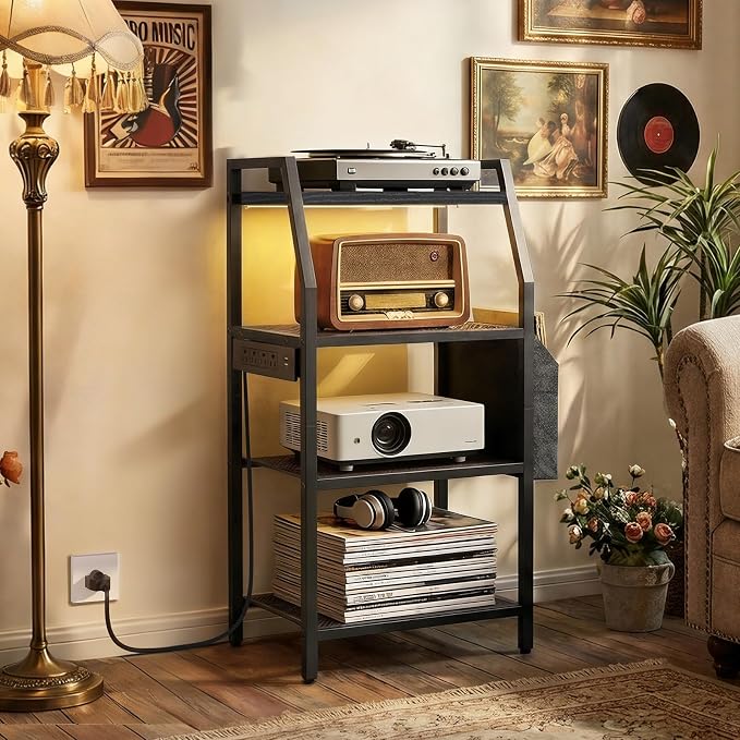 MAHANCRIS 4-Tier AV Media Stand - Image 2