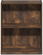 Furinno Gruen Book Shelf, 2-Tier Small Bookshelf, Bookcase - Image 7