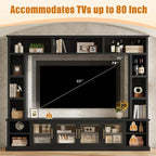 Merax 95" Entertainment Center for TVs up to 80", All-in-One TV Stand - Image 6