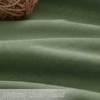 Olive Green 100% Blackout Curtains 63 Inch Length 2 Panels Set - Image 3