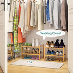 viewcare Small Shoe Rack, 2-Tier Shoe Rack - Image 4