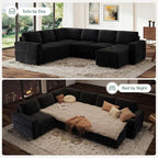 HONBAY Modular Sectional Sleeper Sofa - Image 4