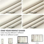 MIULEE 100% Blackout Linen Curtains - Image 7