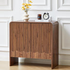FurSch Fluted Sideboard Buffet Cabinet, Mid Century Modern Storage Cabinet by FurSchFurniture