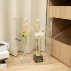 4 Shelf Clear Acrylic Display Case - Image 8