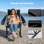 SUNNYFEEL Oversized Rocking Camping Chair, Fully Padded Patio Chair - Image 5