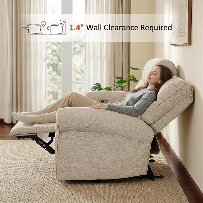 MCombo 87.8" Wall Hugger Power Reclining Sofa - Image 4