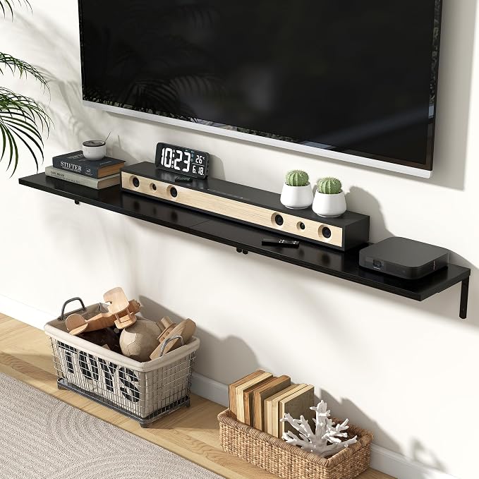 Fun Memories Deep Floating Shelves, 32W x 8D Floating Shelves Set of 2 - Image 2