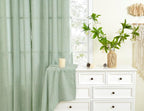 YoungsTex Sage Green Curtains 63 Inch Length 2 Panels - Image 7