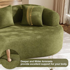 Oversized Sectional Sofa for Living Room, Modern Luxury Plush Chenille 4-Seater - Image 7
