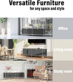Metal Low Board Storage Cabinet - Image 6