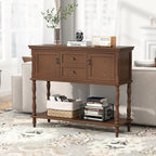 ARTPOWER Console Table for Entryway, Retro Wooden Table - Image 8