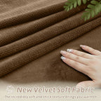 Arfntevss Sectional Recliner Couch Covers Velvet Washable Corner Sectional Sofa - Image 4