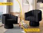 Dewhut Swivel Accent Chair, 360° Swivel Barrel Chair - Image 4