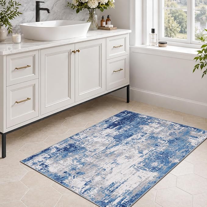 RELEANY Washable 3'x5' Abstract Area Rug - Image 9