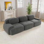 Boneless Sectional Couch, No Assembly Required, 117.3” Modular Cloud Sofa by ModonChicSofasCouches