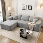 107.5" Cloud Modular Sectional Sofa Couch by Settab