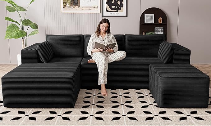 106" Cloud Sectional Boneless Couches by GRUSIGN