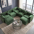 111.4" V-Shaped Corner Couch Sectional by MUDANT