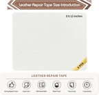 KING MOUNTAIN Leather Repair Patch, 2 Packs 9 x 11 Inches self Adhesive Leather - Image 4