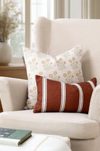 Crumbs Home Modern Farmhouse California Casual Indoor Outdoor Throw Pillow Cover - Image 2