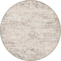 Round Area Rug Living Room: 6 ft Modern Washable Indoor Carpet | by FXRHLP