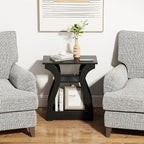 FROMJBEST End Table with Charging Station, Side Table with USB Ports and Outlets - Image 3