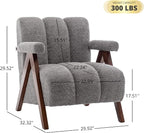 Mid Century Modern Accent Chairs Set of 2 - Image 2
