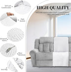 100% Waterproof Sectional Recliner Couch Covers - Image 5
