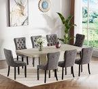Henf 9 Pieces Extendable Dining Table Set by Henf