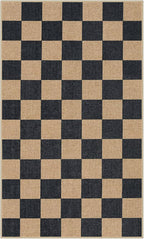 Lahome Colette Checkered Easy Jute Carpet, 3x5 Outdoor Patio Rug Washable Rugs - Image 9