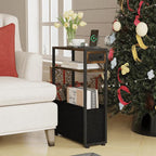 Leomonio Narrow Side Table, Slim End Tables - Image 7